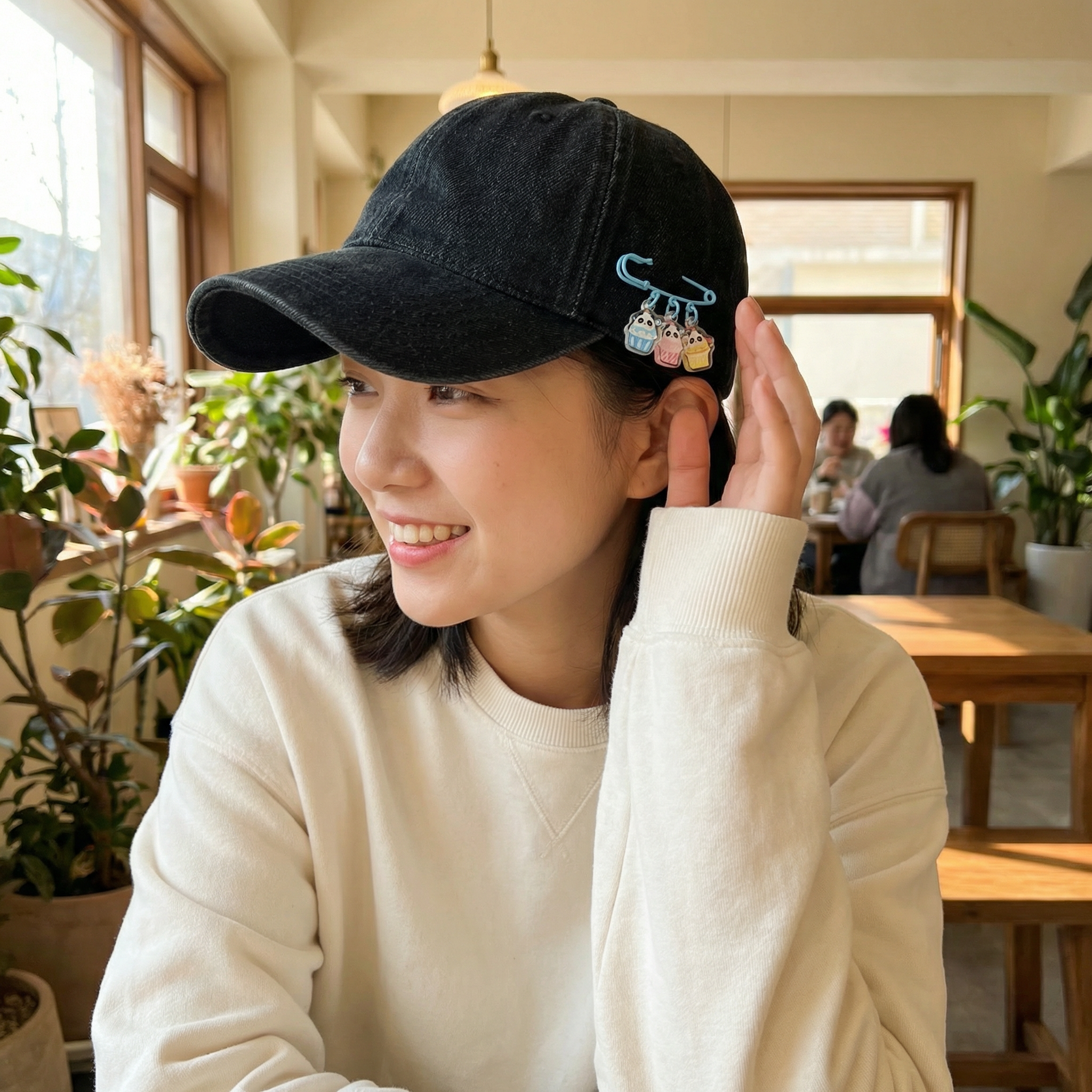 팬더 컵케이크 브로치