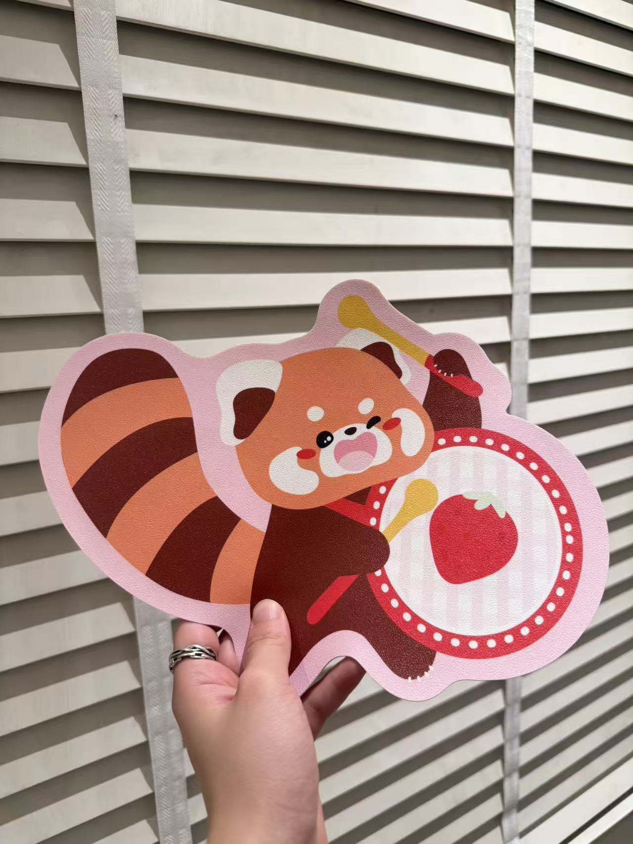 レッサーパンダデザートランチョンマット