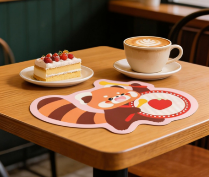 レッサーパンダデザートランチョンマット