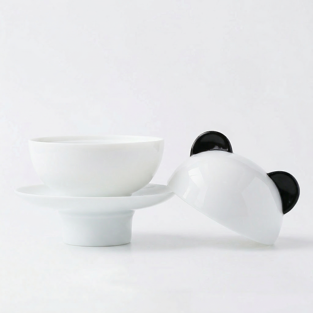 パンダ蓋碗茶器セット