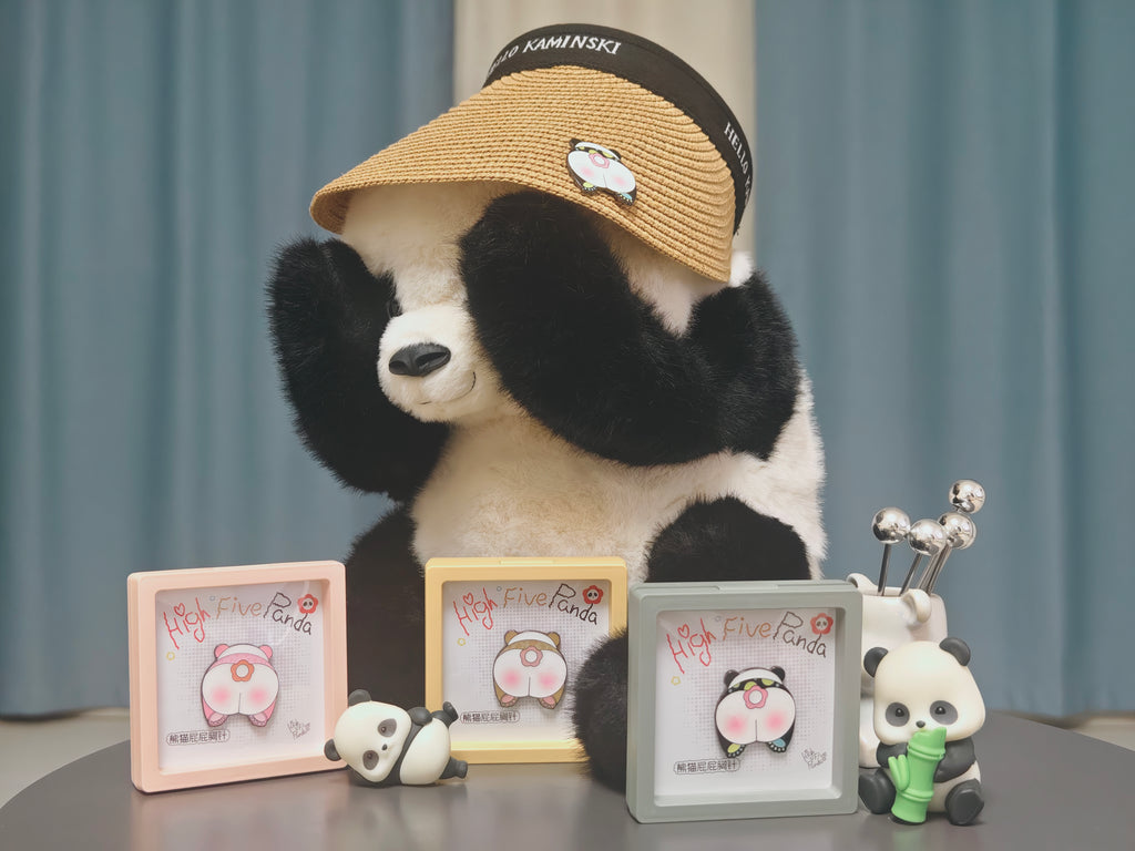 ハイタッチパンダのメタルピン
