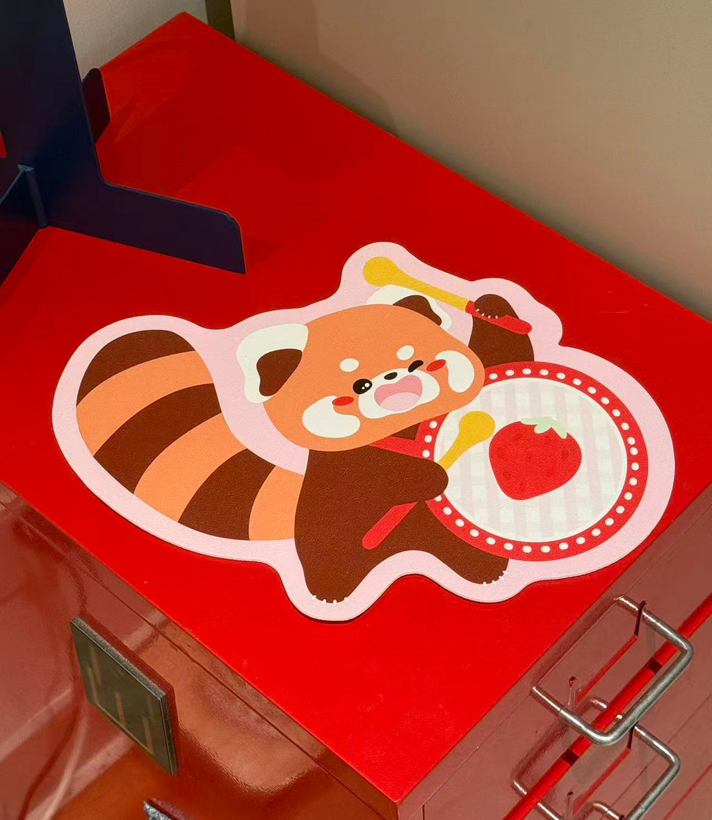 レッサーパンダデザートランチョンマット