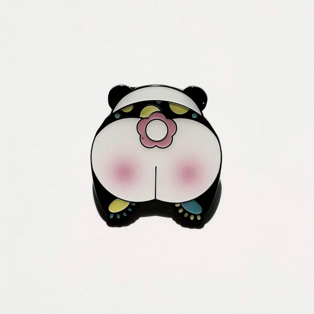 パンダのおしりメタルピンバッジ