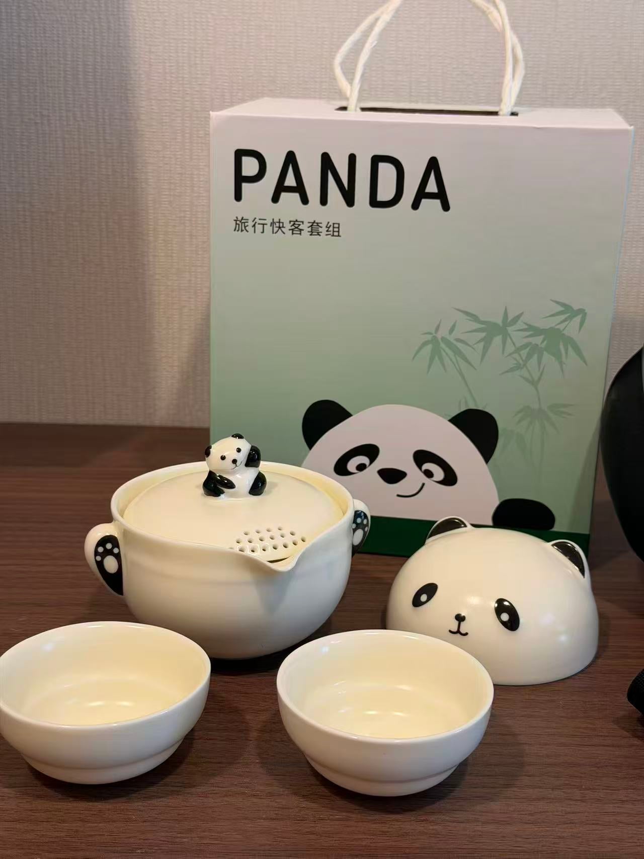 Panda Travel Tea Set