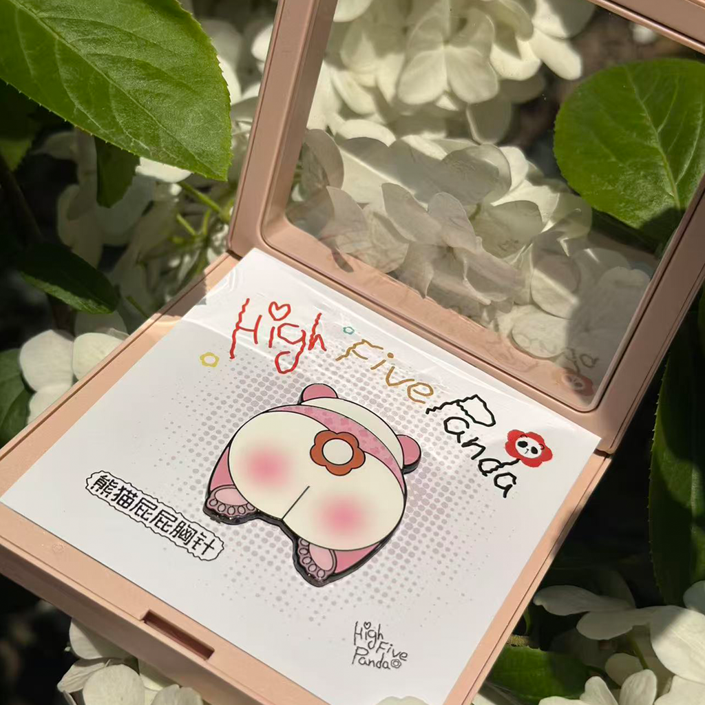ハイタッチパンダのメタルピン