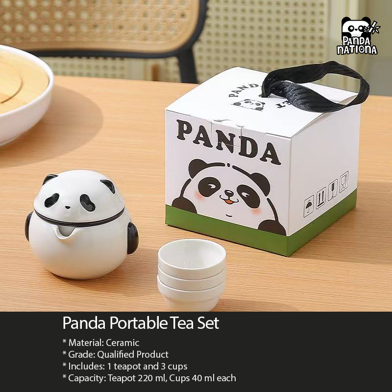 Panda Portable Tea Set