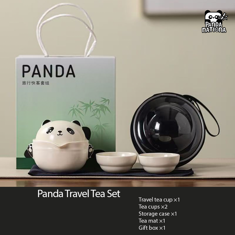 Panda Travel Tea Set