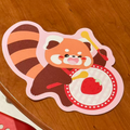 レッサーパンダデザートランチョンマット